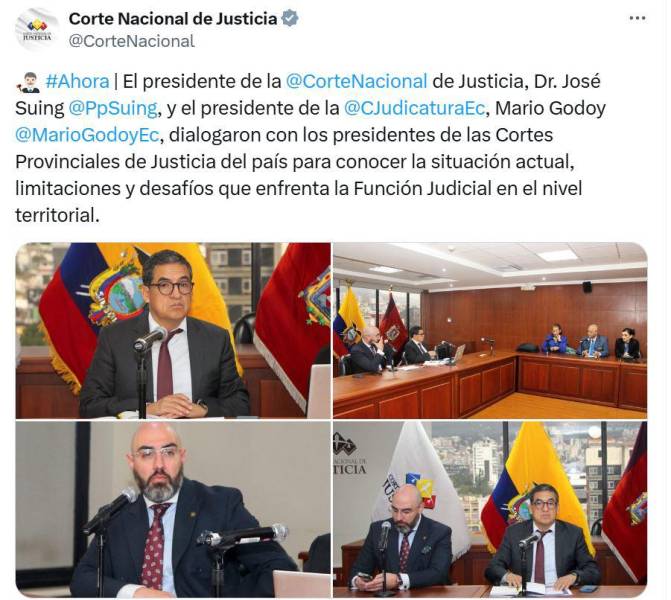 Publicación de la Corte Nacional de Justicia. Publicación de la Corte Nacional de Justicia.