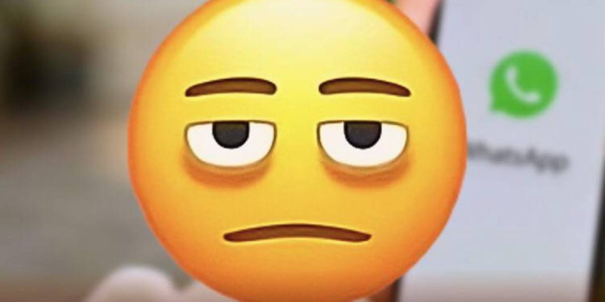 Ya es posible usar el nuevo emoji de carita cansada con ojeras de WhatsApp